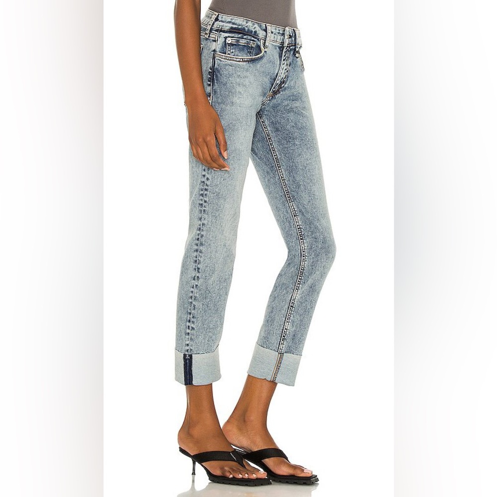 Size 23 Rag & Bone Dre low rise slim boyfriend Jean in Nora